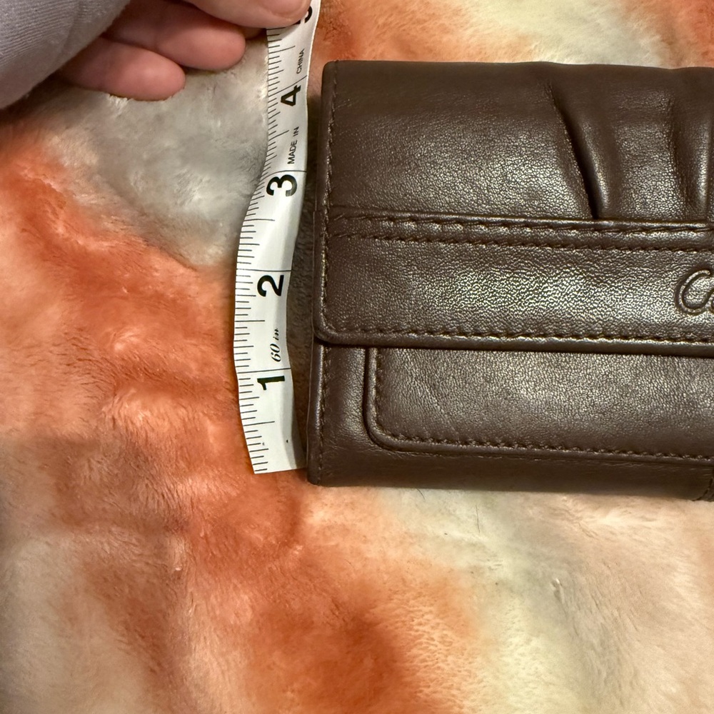 Coach Brown Leather Continental Wallet - Picture 8 of 8
